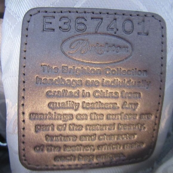 Brighton Zoe Python Patent Leather Snakeskin Crossbody Purse Pockets Card Holder - Picture 6 of 6